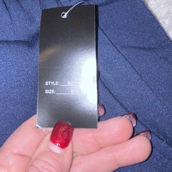 50%off w♥️ Arthur Beale Men’s Sweat Shorts Size Medium  navy Blue NWT #2 🐊 - Picture 3 of 5